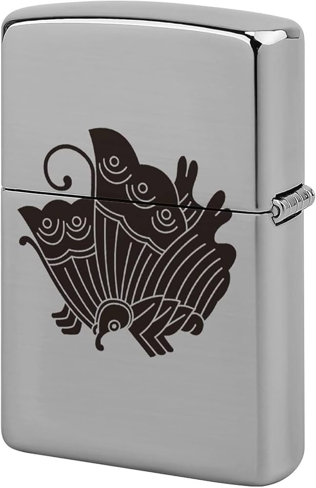 ジッポライター、ジッポケース、オイル入れ Amazon.co.jp: ジッポライター兼用ケース 家紋 揚羽蝶紋 ZIPPO